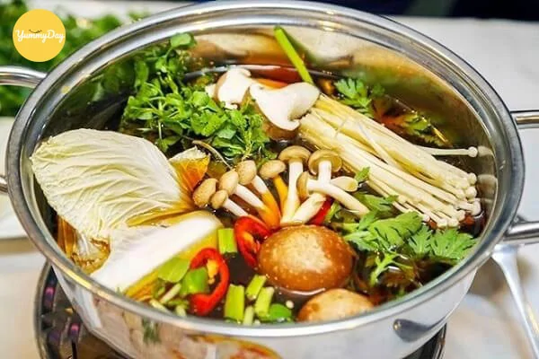 Lẩu nấm gà  - 100 món ăn Việt